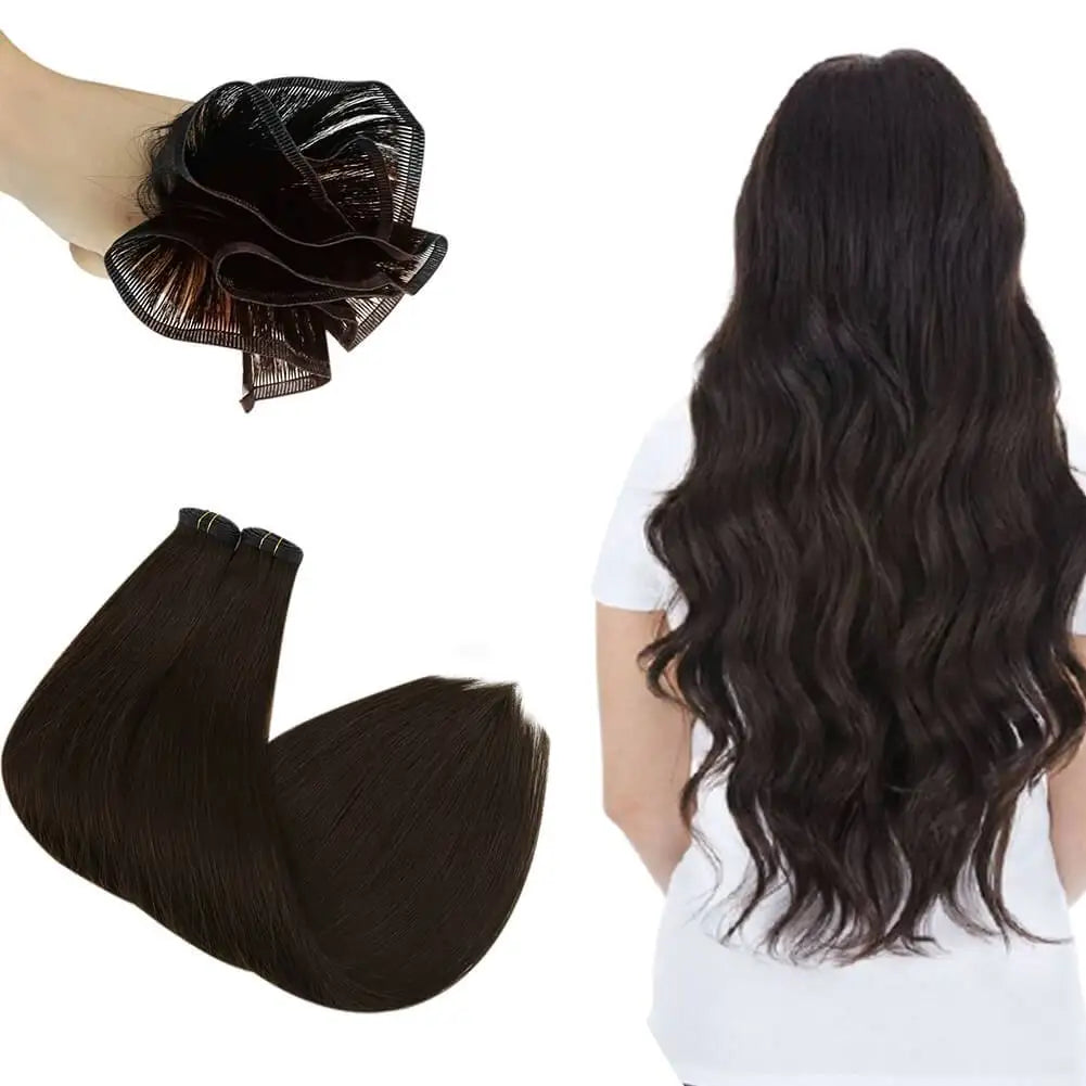 Flat Silk Hair Weft