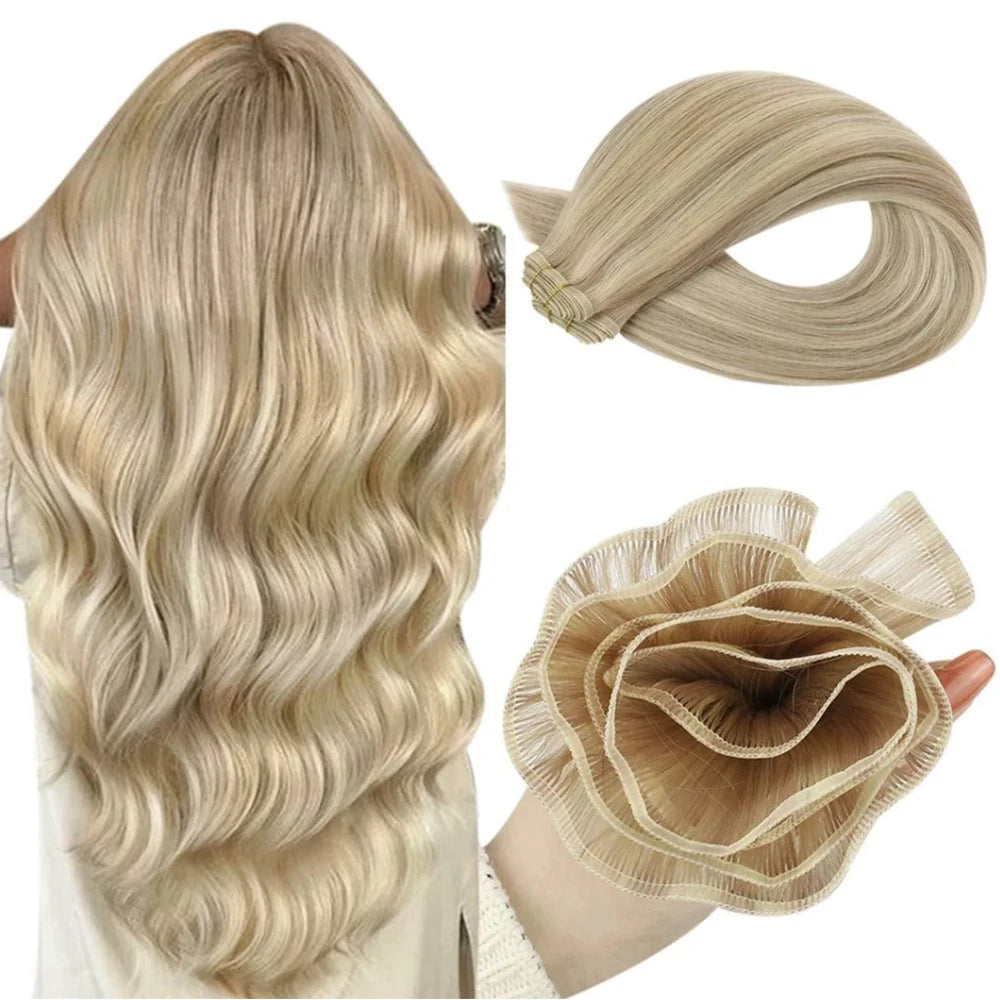 Flat Silk Hair Weft