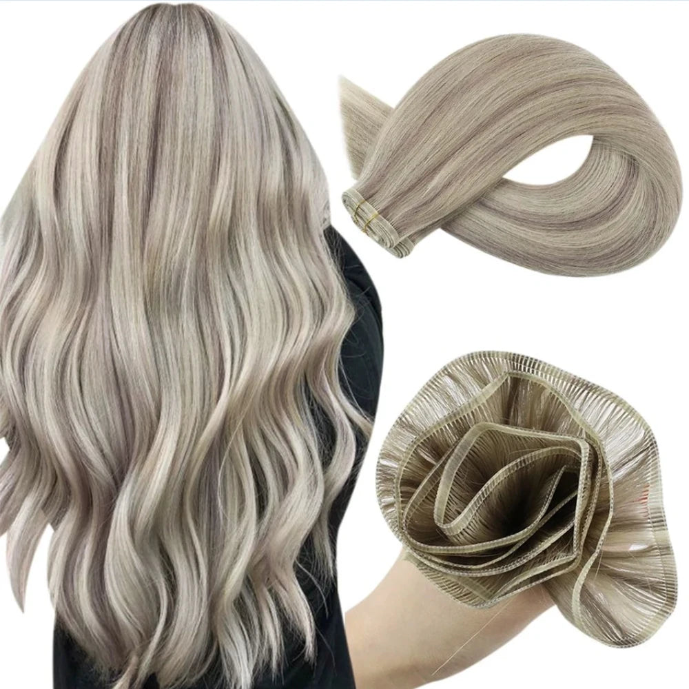 Flat Silk Hair Weft
