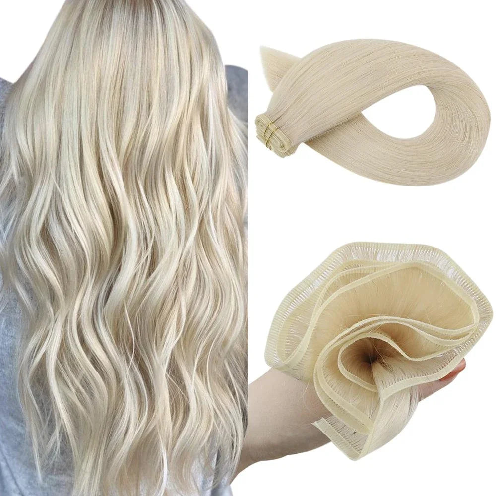 Flat Silk Hair Weft